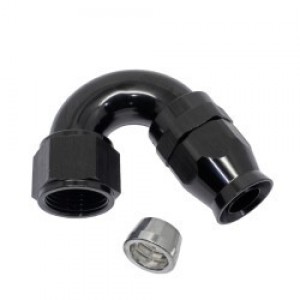 AN fitting PTFE - 150 Deg Black AN fitting PTFE - 150 Deg Black