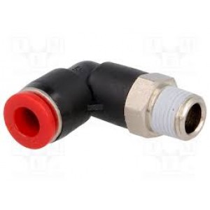 Air Shifter Fittings 90deg 6mm to 1/8