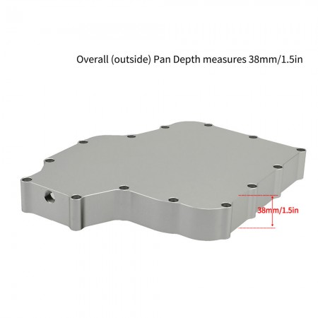 Ballistic Performance Parts Low Profile Billet Oil Pan Suzuki GSX1300R Hayabusa (99-24)