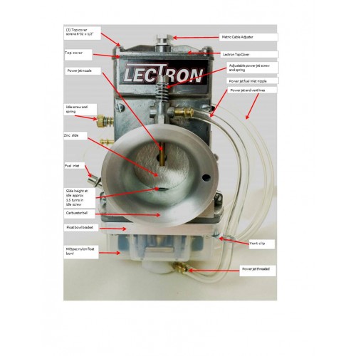 lectron dirt bike carburetor