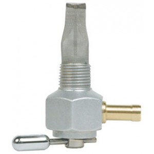 Pingel Single Outlet On/Off Only Hex Valve-3/8" NPT- 1000 Series-5/16" hose barb-Aluminum
