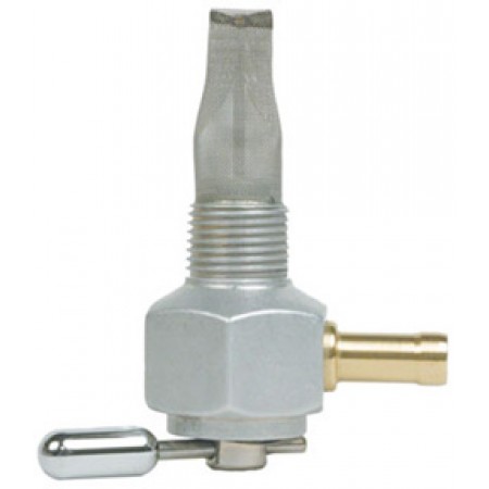 Pingel Single Outlet On/Off Only Hex Valve-3/8" NPT- 1000 Series-5/16" hose barb-Aluminum