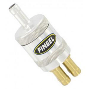Pingel Inline SS Fuel Filter Satin 1 In 4 Out