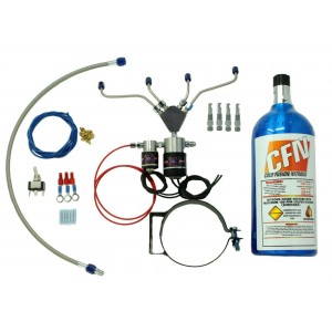Direct Port Dry Kit with Motorcycle 4-Cylinder Dry System-2.5Lb Bottle