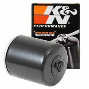K&N Motorcycle Oil Filter Fits Harley V/Rod  Black - KN-174B