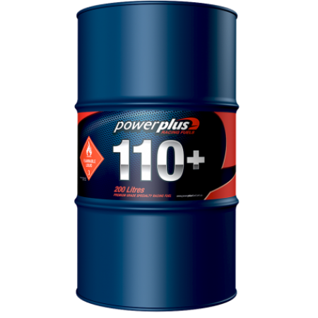 Powerplus 110+Unleaded Racing Fuel 200liter