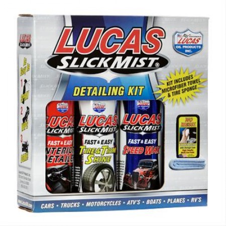 Lucas Oil Slick Mist Car Care Detailing Kit